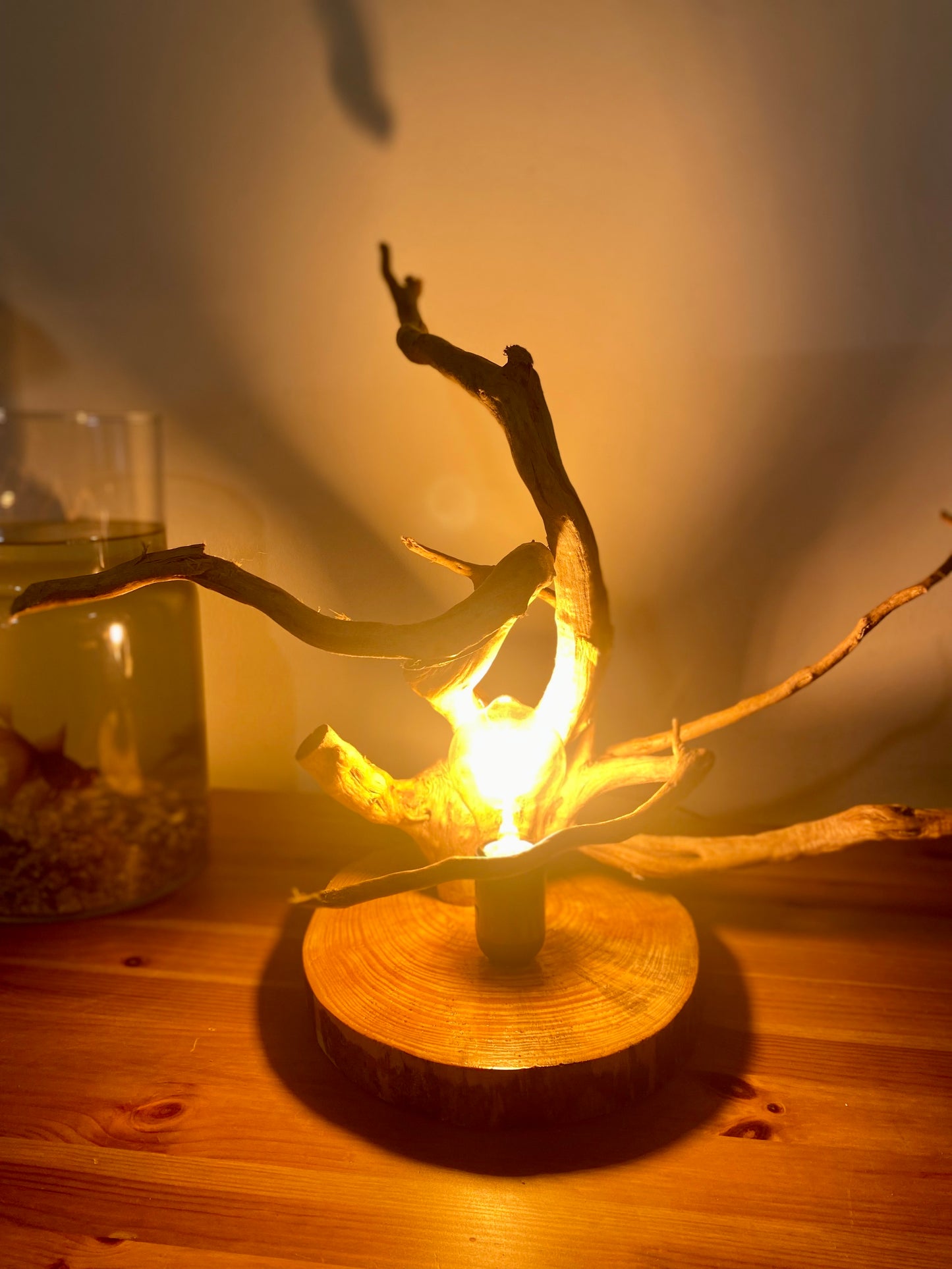 Lampe bois flotté n°2