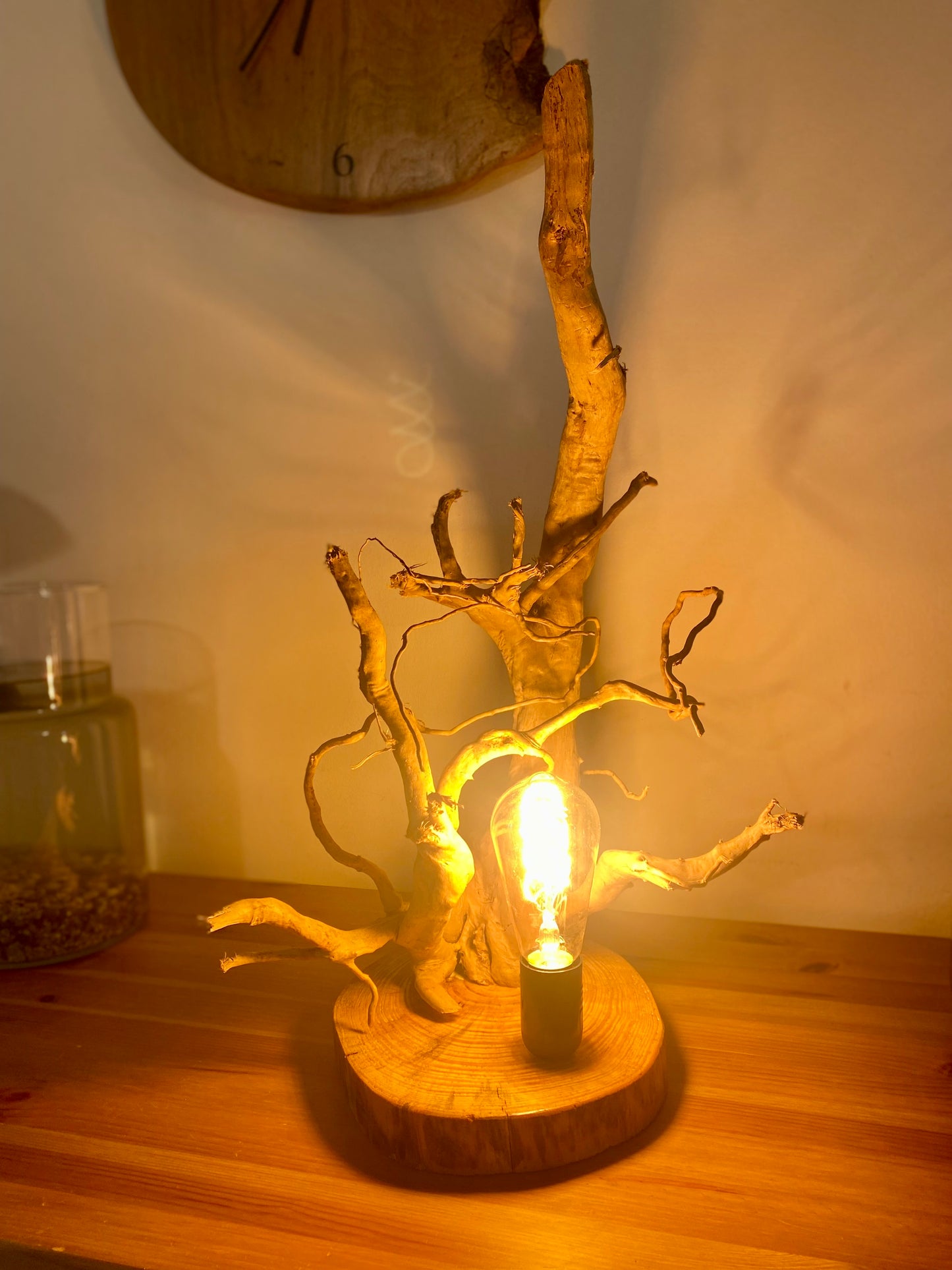 Lampe bois flotté n°3